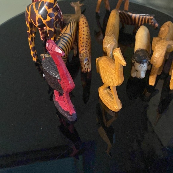 13 Animal  Wood Art Figurines - Picture 8 of 16